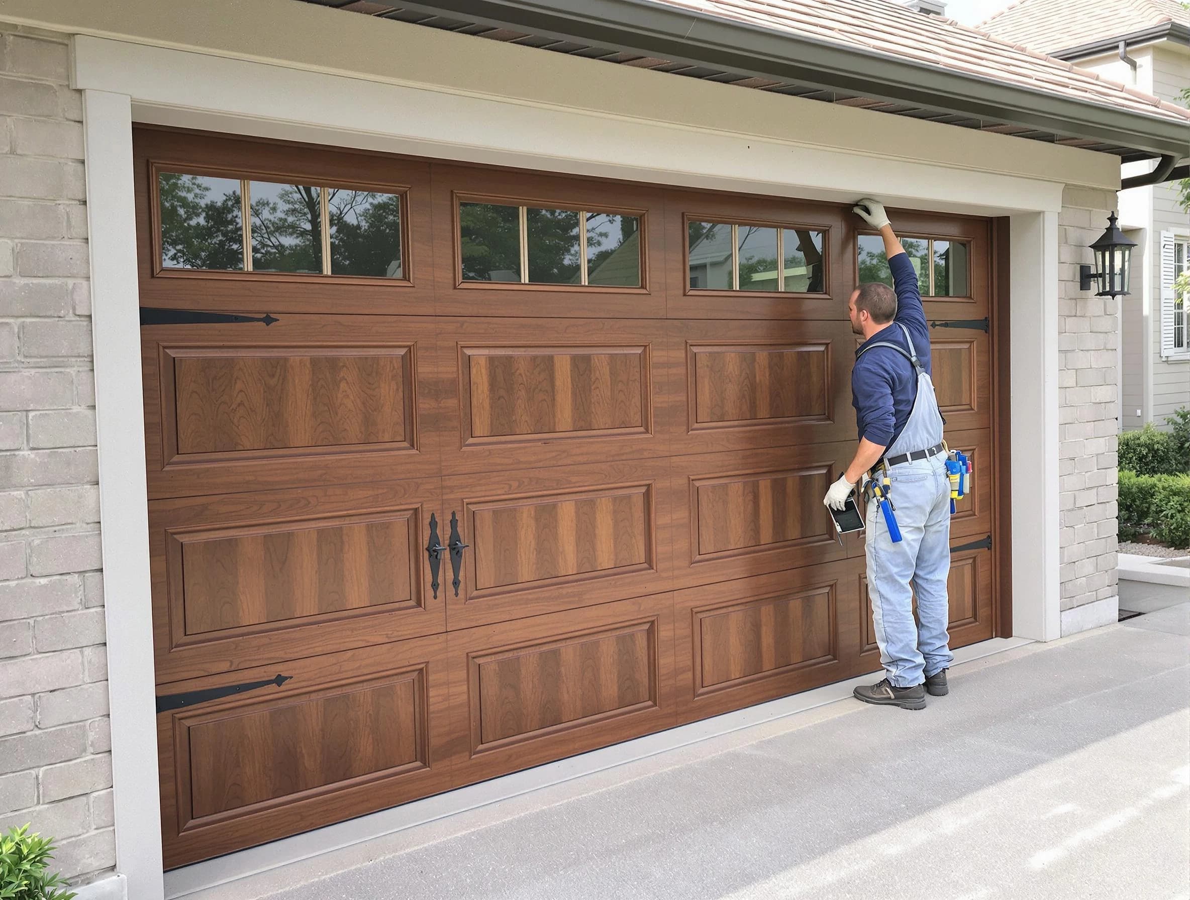 Custom garage door showcase by Apache Junction Garage Door Repair in Apache Junction