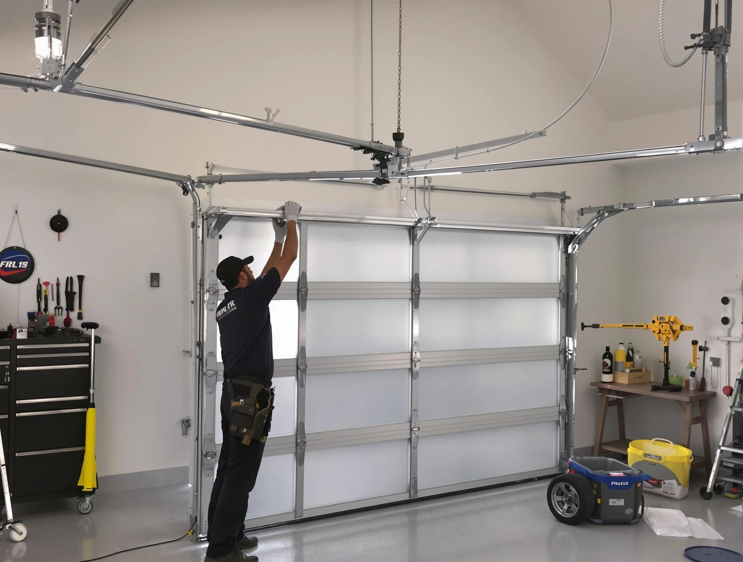 Apache Junction Garage Door Repair certified team performing precision garage door installation in Apache Junction