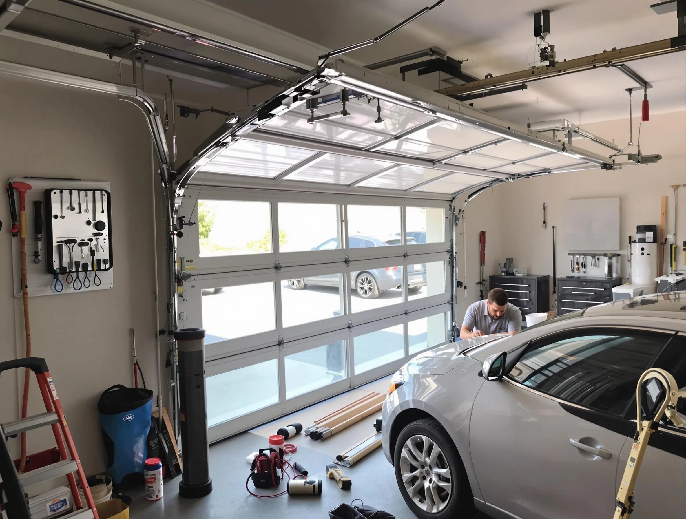 Garage door noise reduction service by Apache Junction Garage Door Repair in Apache Junction